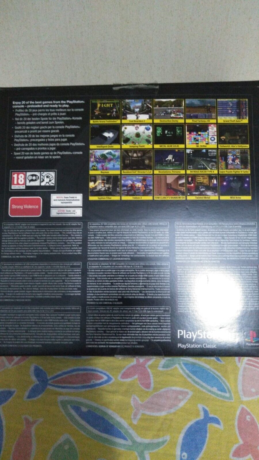 Play Station Classic Mini-Ps1-Boxed-boxata-Pal