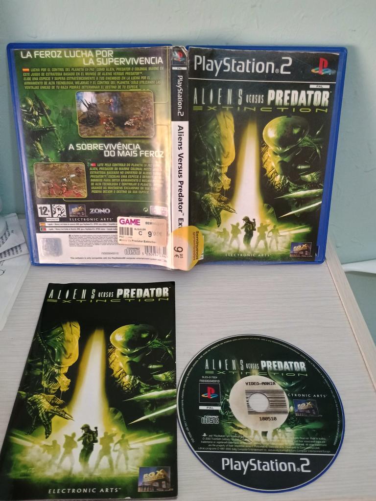 Alien Versus Predator-Ps2-Play Station 2-Pal