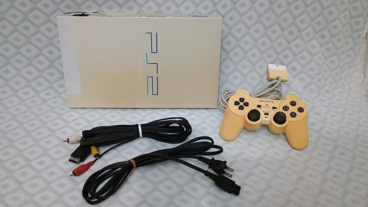 Play Station 2-Ps2-Console-Fat-White-Ntsc-Jap