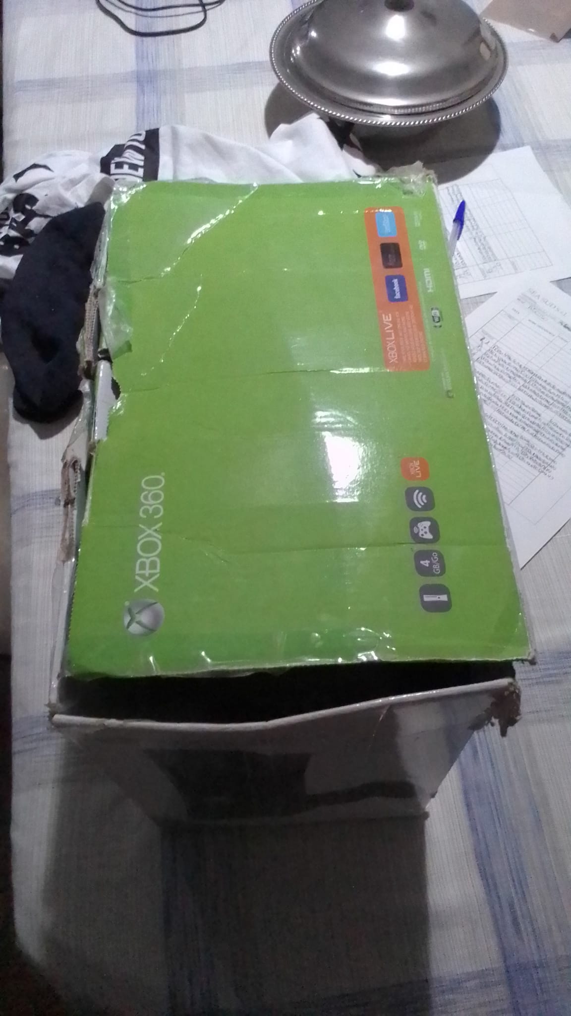 Xbox 360-Slim-4 gb-boxed-boxata-Pal