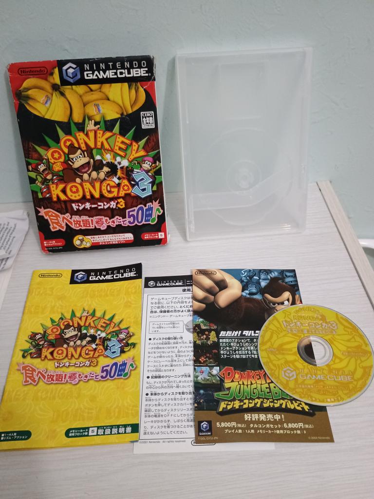 Donkey Konga 3-Game Cube-Jap