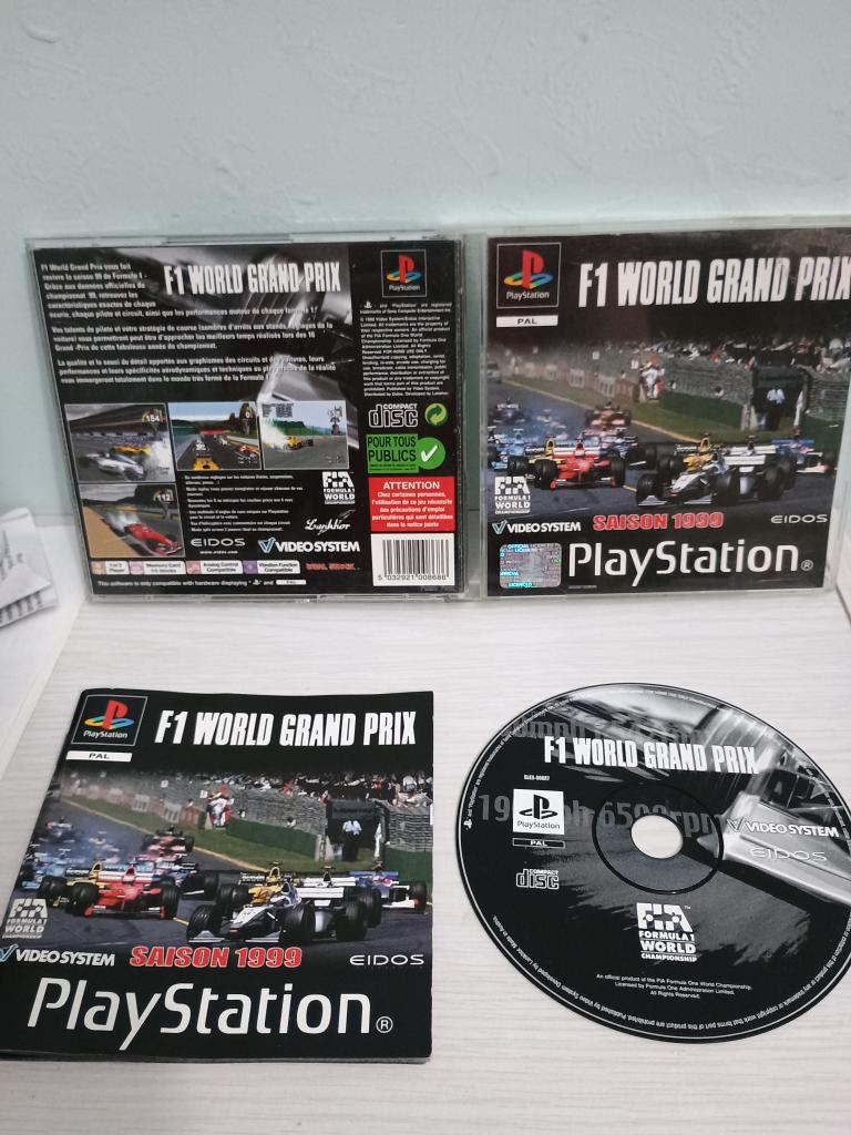 F1 World Grand Prix-Ps1-Play Station-Pal