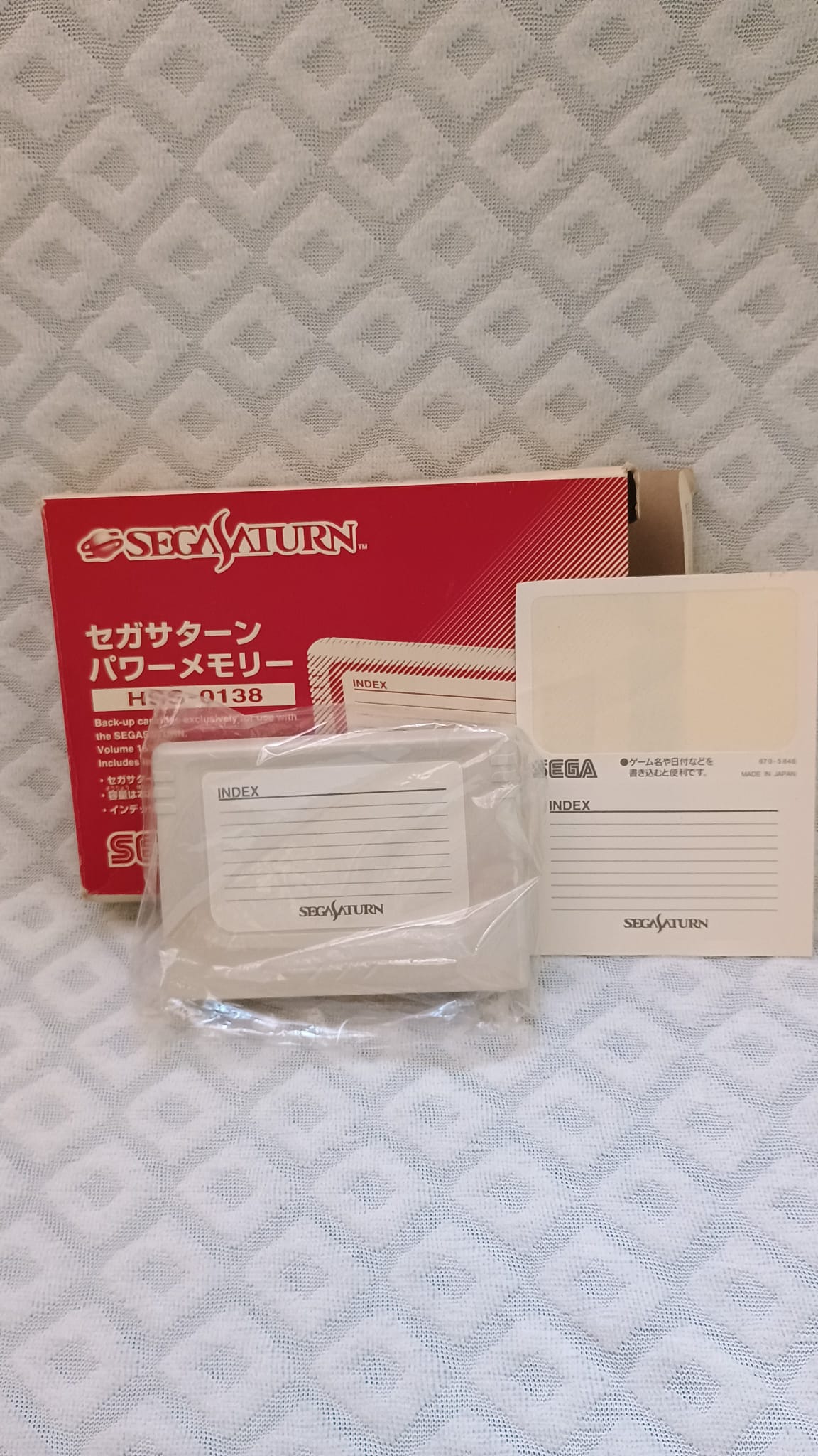 Memory card-Sega Saturn-Boxed