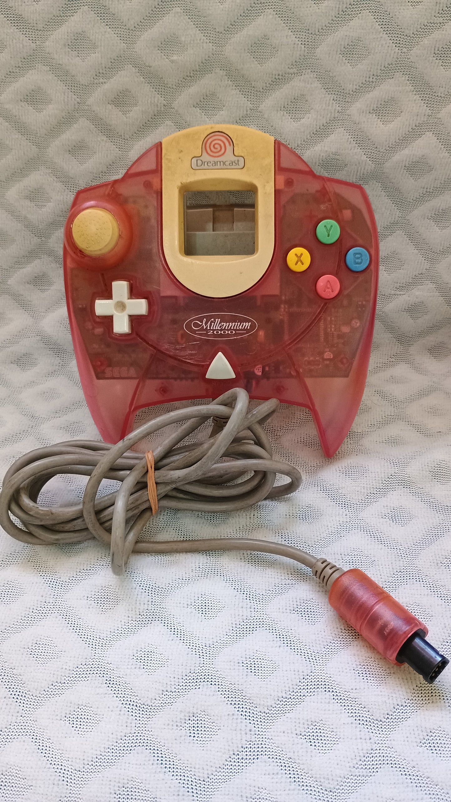 Controller-Joypad-Millenium 2000-Dreamcast-Rosso