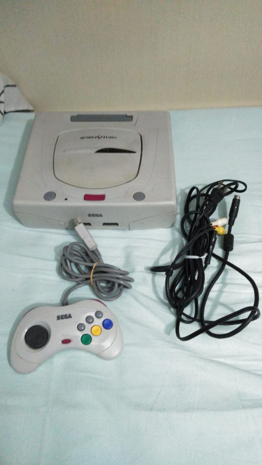 Sega Saturn-Console-Ntsc-Jap-Bianco