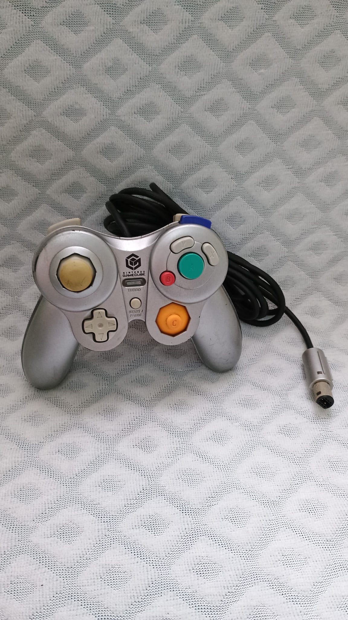 Controller-Joypad-Game Cube-Mini-Silver