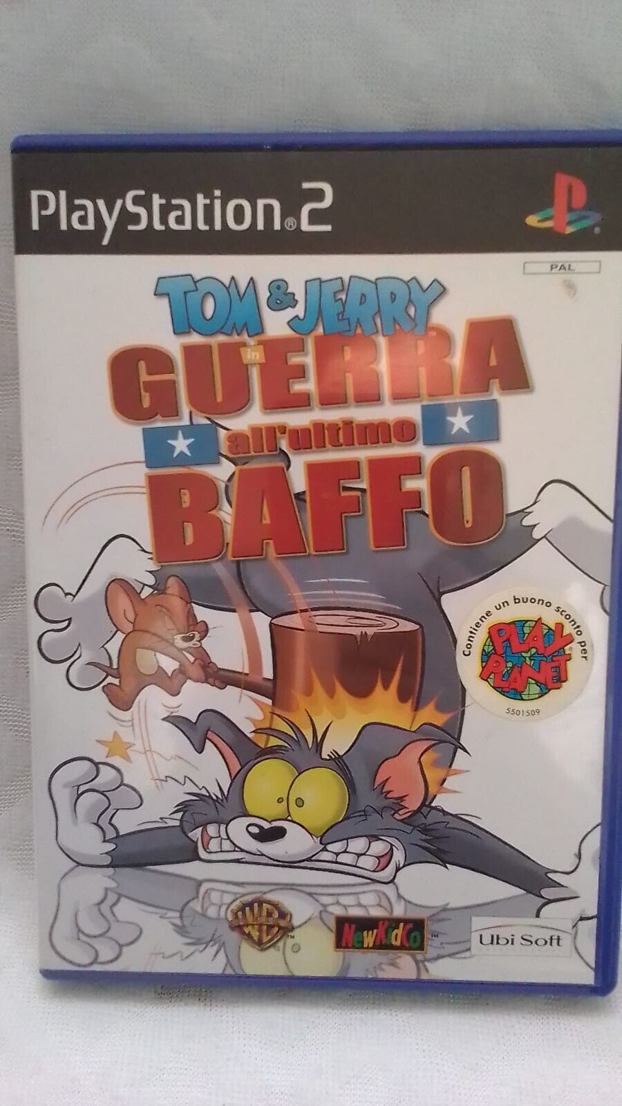 Tom & Jerry-in guerra all'ultimo baffo-ps2-play station 2-pal