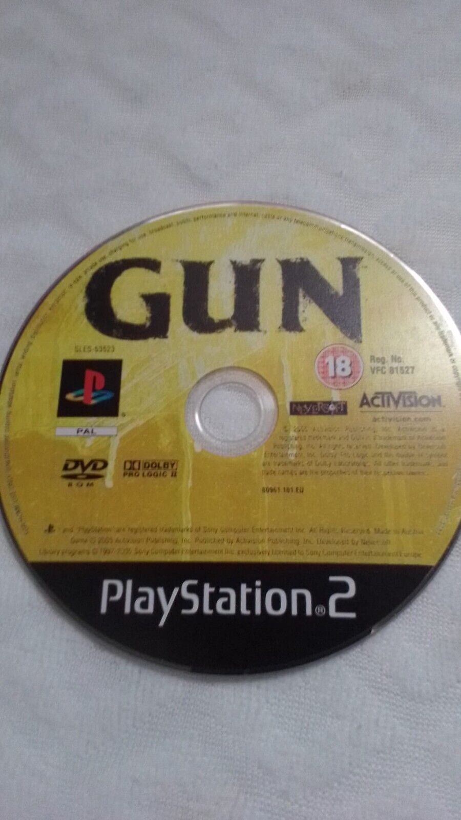 Gun-ps2-play station 2-pal