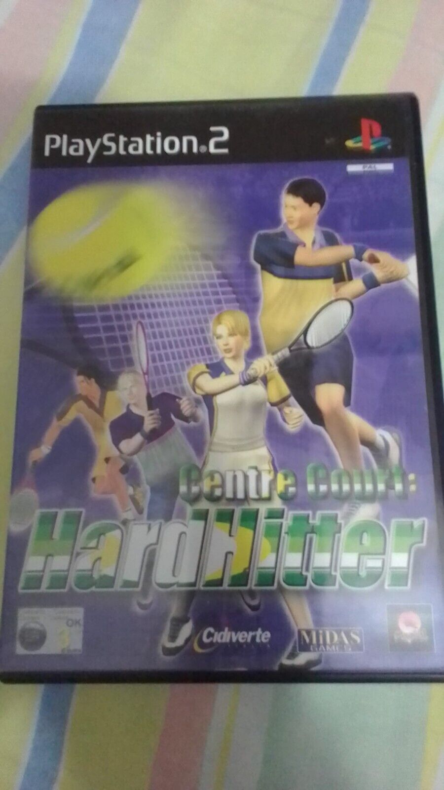 Centre Court:Hardhitter-ps2-play station 2-pal