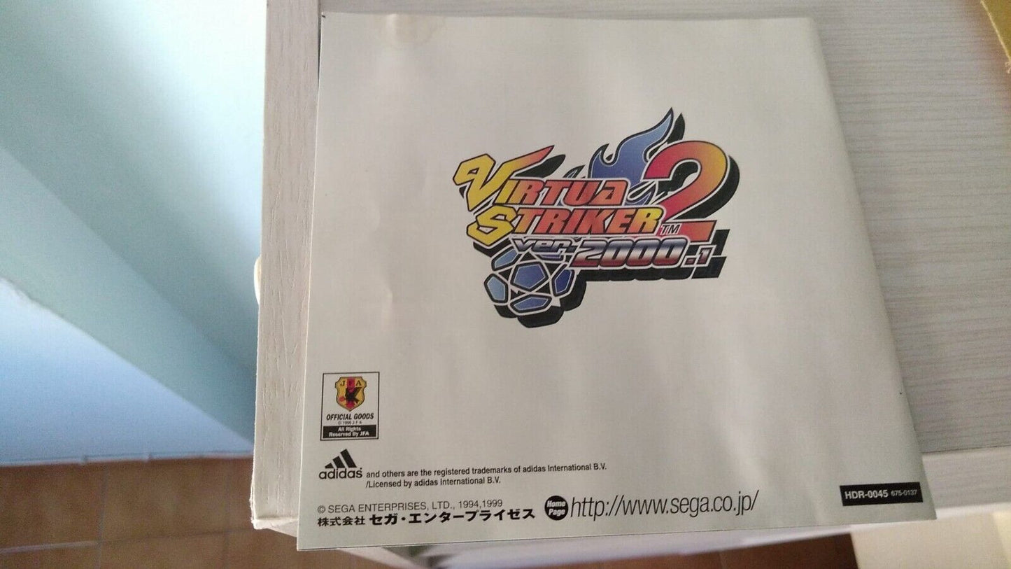 Virtua striker 2-dreamcast-libretto-notice
