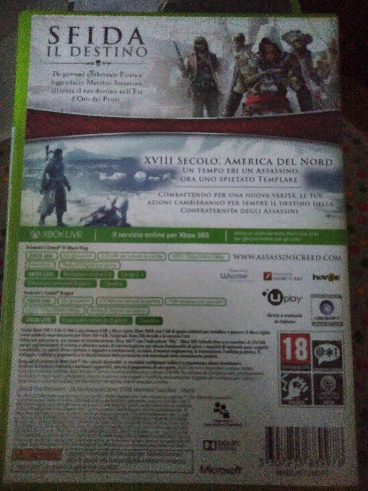 Assassin's Creed 4 Black Flag+Assassin's Creed Rogue-Xbox 360