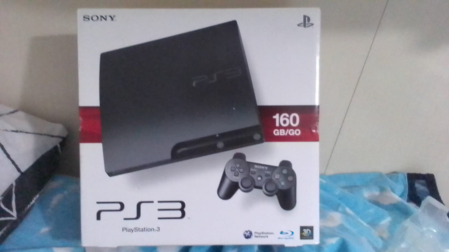 Play Station 3-Ps3-Slim-Boxed-boxata