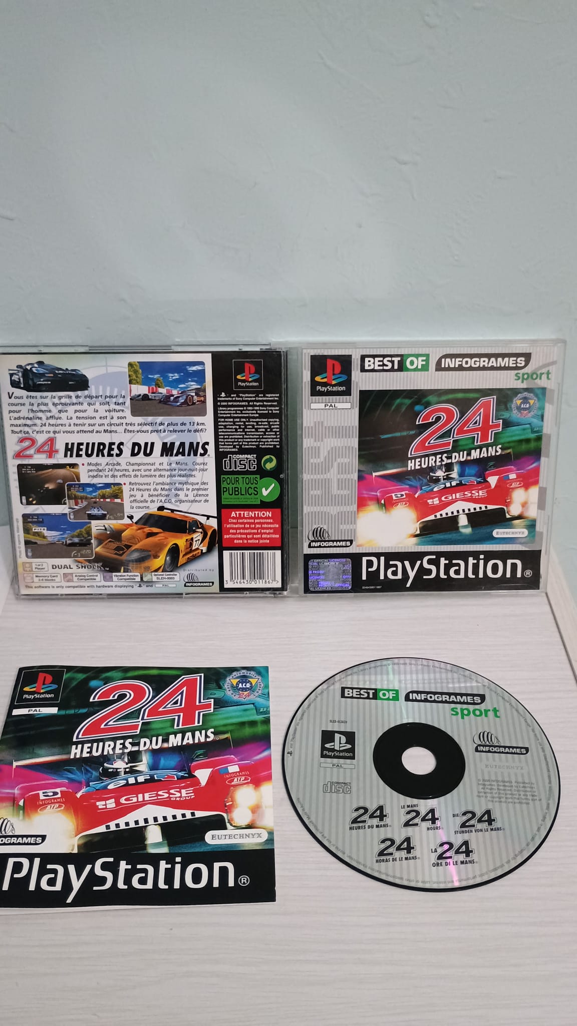 24 Ore Di Le Mans-Ps1-Play Station-Pal