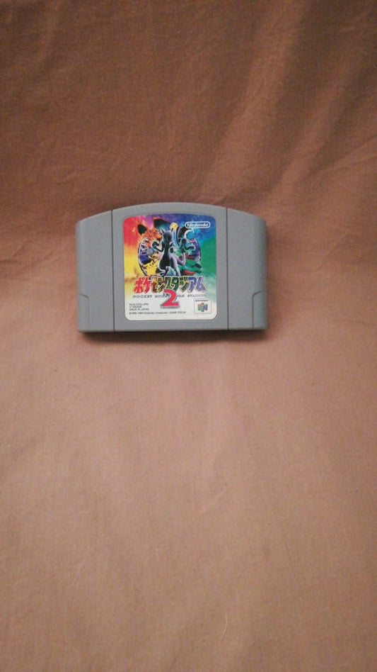 Pokemon-Pocket Monsters 'Stadium 2-Nintendo 64-N64-Ntsc-Jap