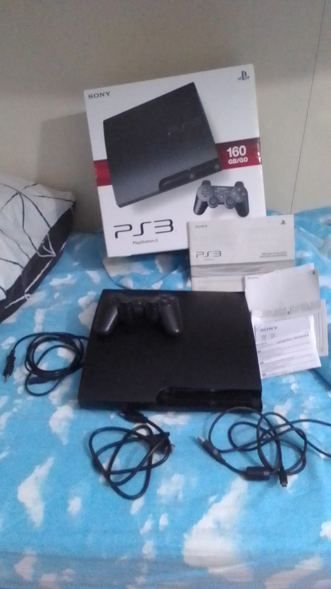 Play Station 3-Ps3-Slim-Boxed-boxata