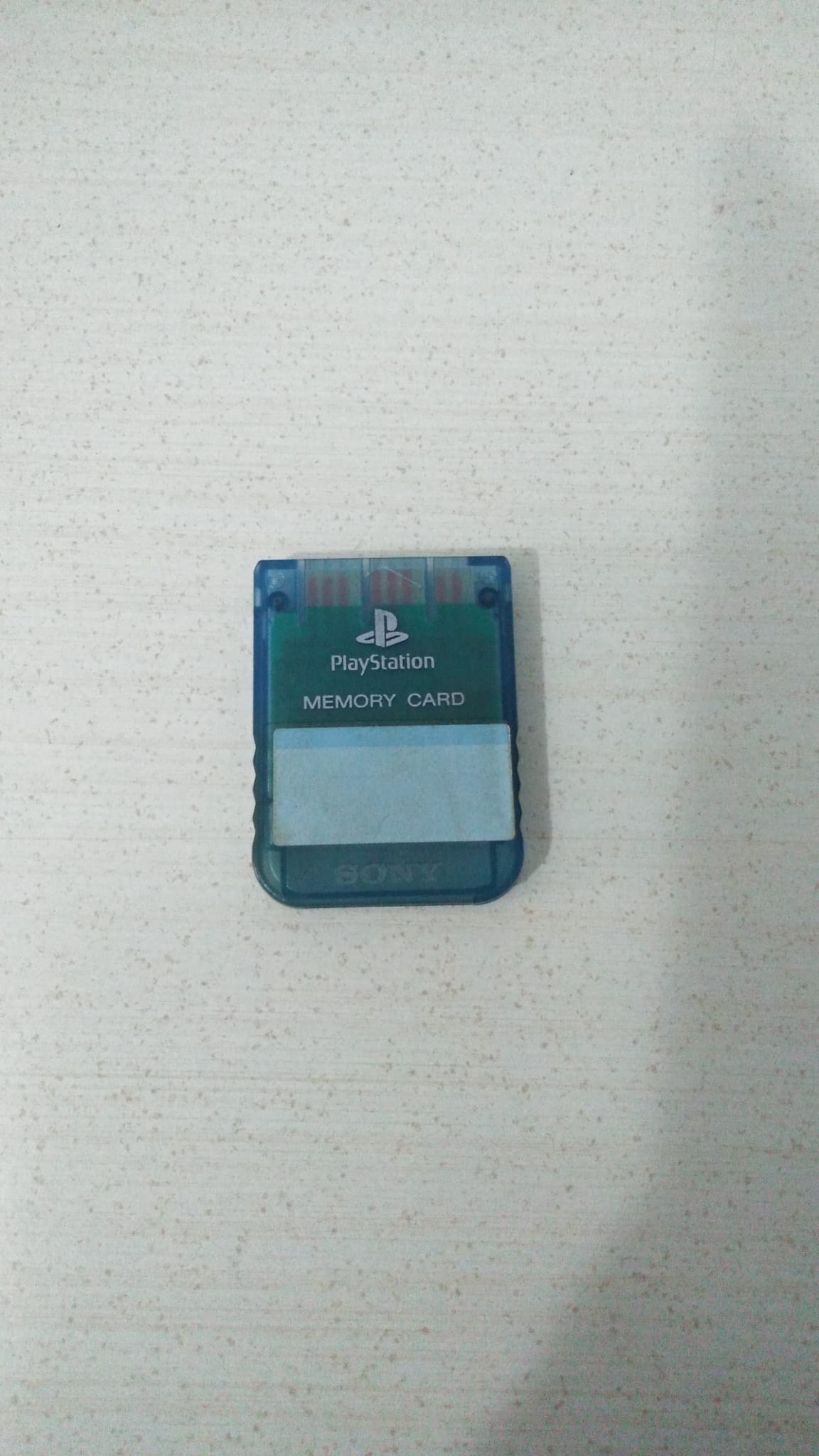 Memory Card-Ps1-Play Station-Blu