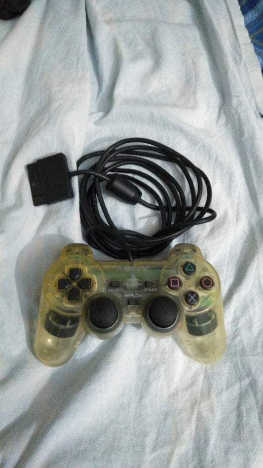 Controller-Joypad-Ps2-Play Station 2-Translucido