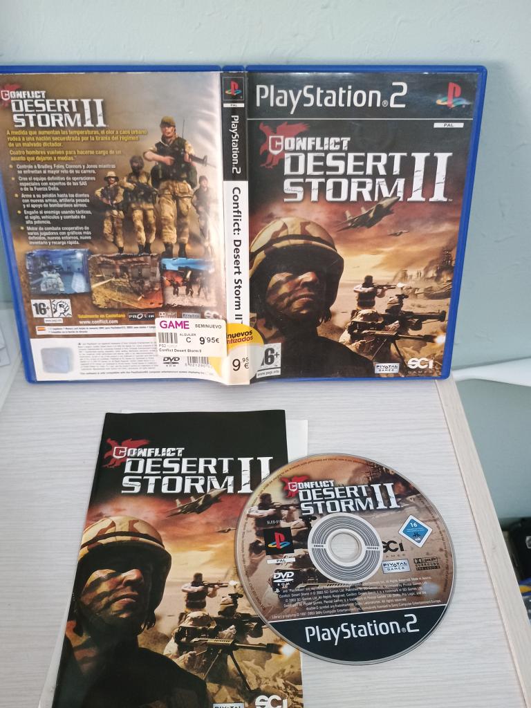 Desert Storm 2-Ps2-Play Station 2-Pal