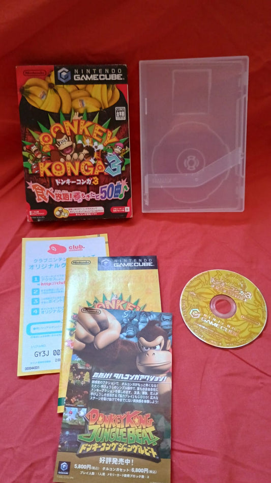 Donkey Konga 3-Game Cube-Giapponese