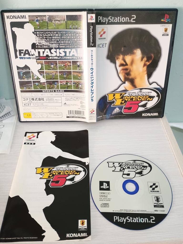 World Soccer Winning Eleven 5-Ps2-Play Station 2-Jap-Giapponese