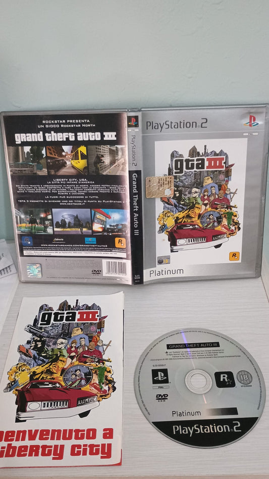 Gta 3-Grand Theft Auto III-Ps2-Play Station 2-Pal