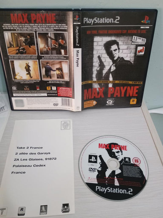 Max Payne-Ps2-Play Station 2-Pal