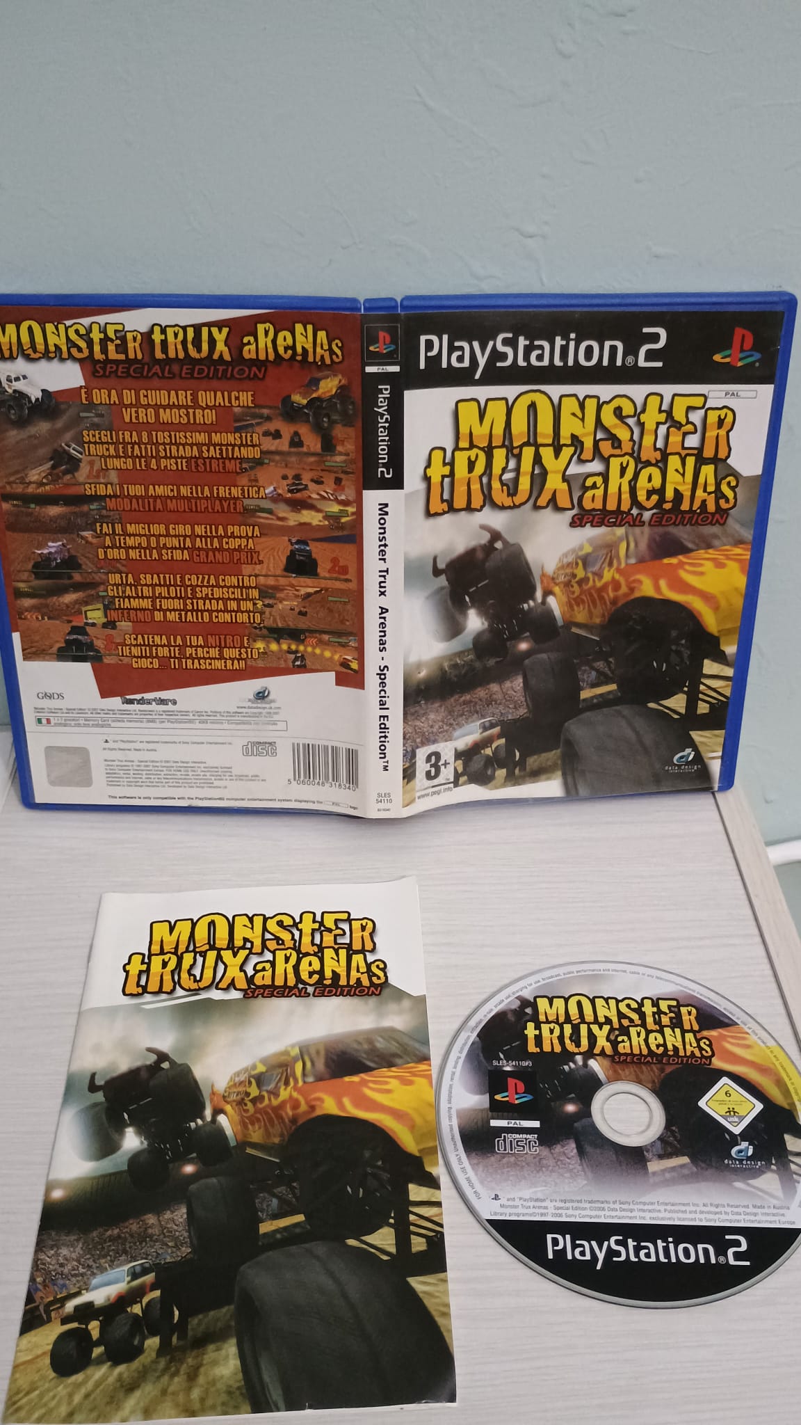 Monster Truck Arenas-Ps2-Play Station 2-Pal