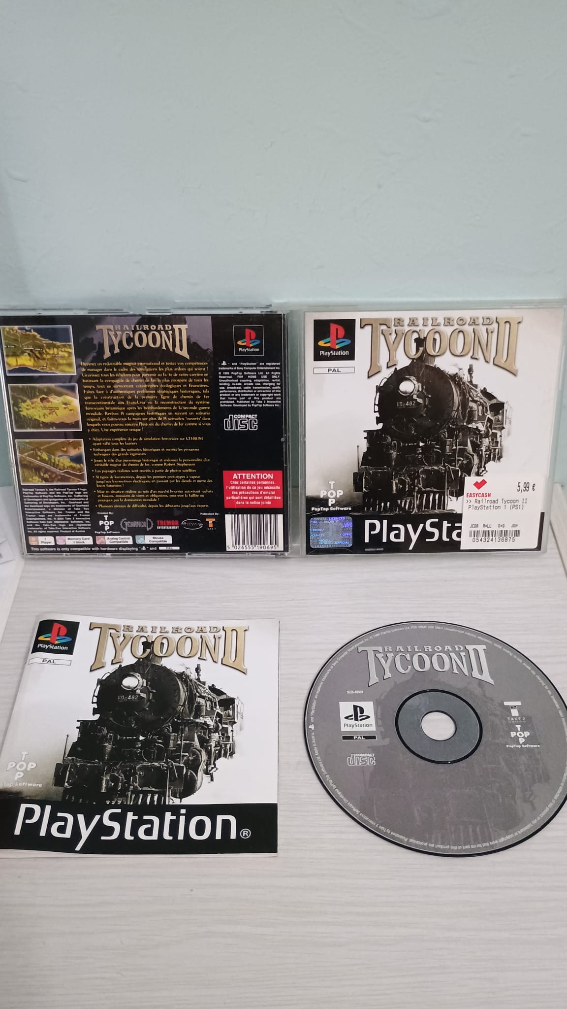 Railroad Tycoon 2-Ps1-Play Station-Pal