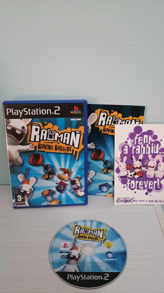 Rayman-Raving Rabbids-Ps2-Play Station 2-Pal