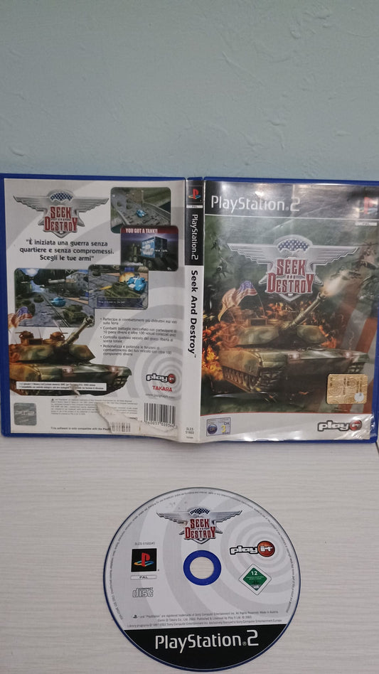 Seek and Destroy-Ps2-Play Station 2-Pal