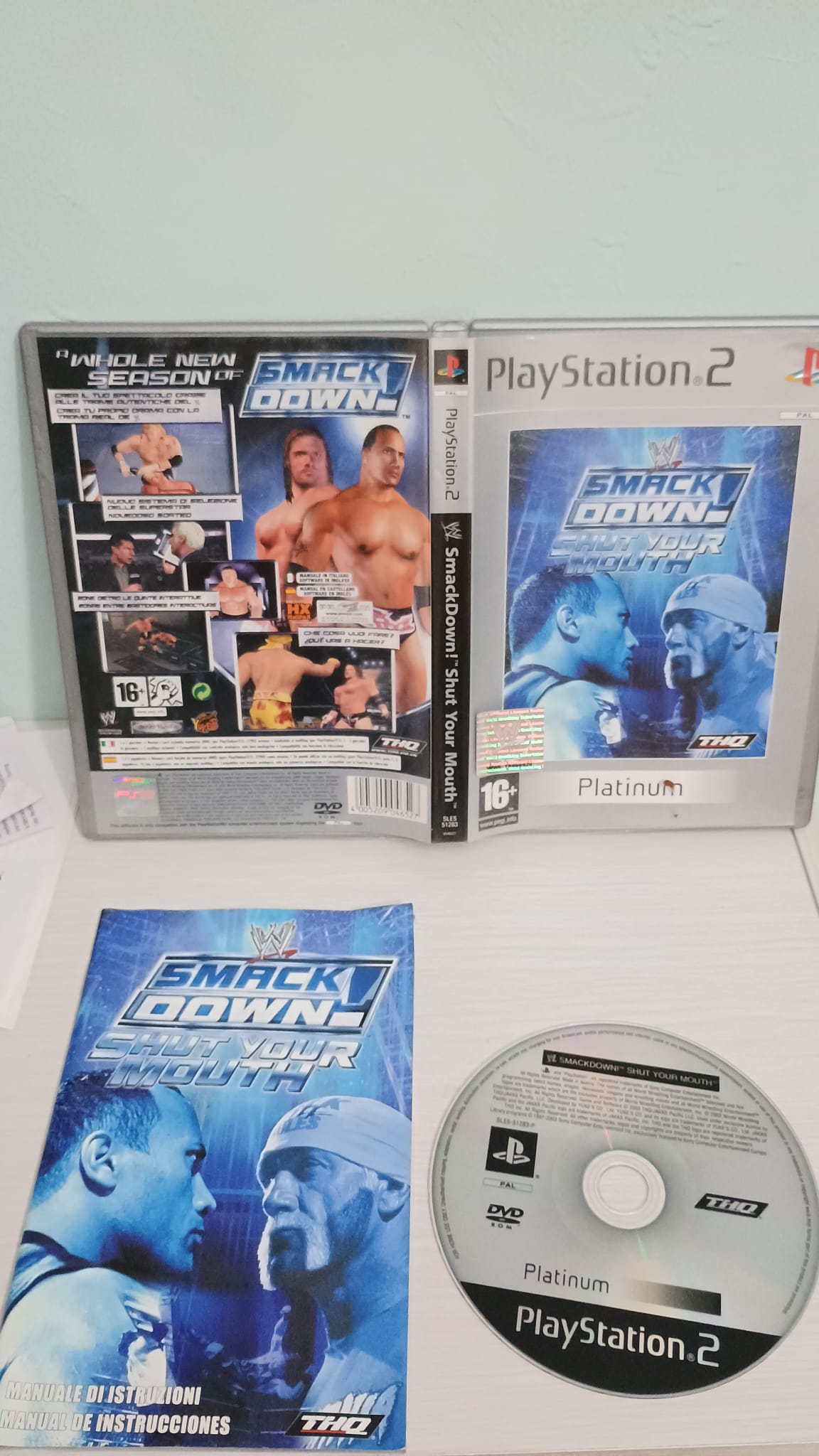 Smackdown!Shut Your Mouth-Ps2-Play Station 2-Pal