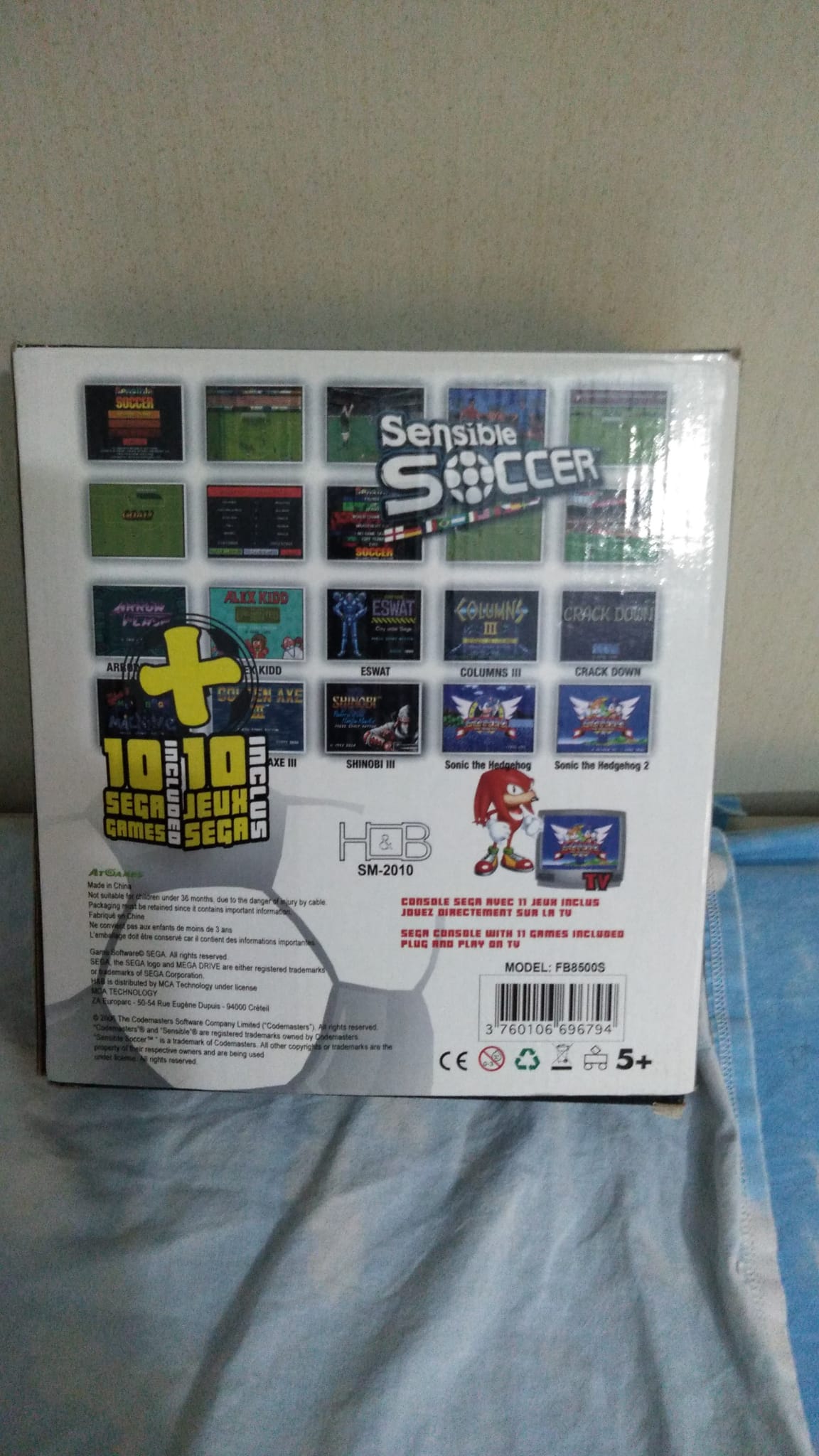 Sega Mega Drive Mini-Sensible Soccer-AtGames-Model-Pal