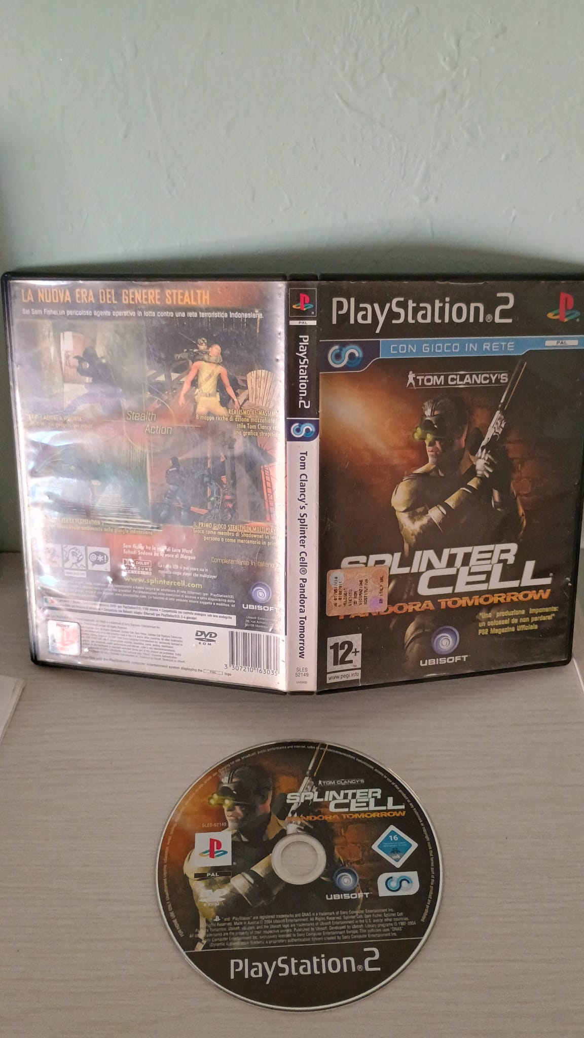 Splinter Cell-Ps2-Play Station 2-Pal