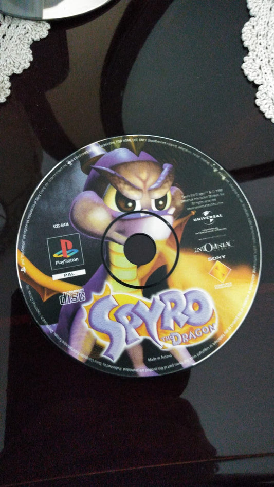 Spyro The Dragon-Ps1-Play Station-Pal-Solo Disco