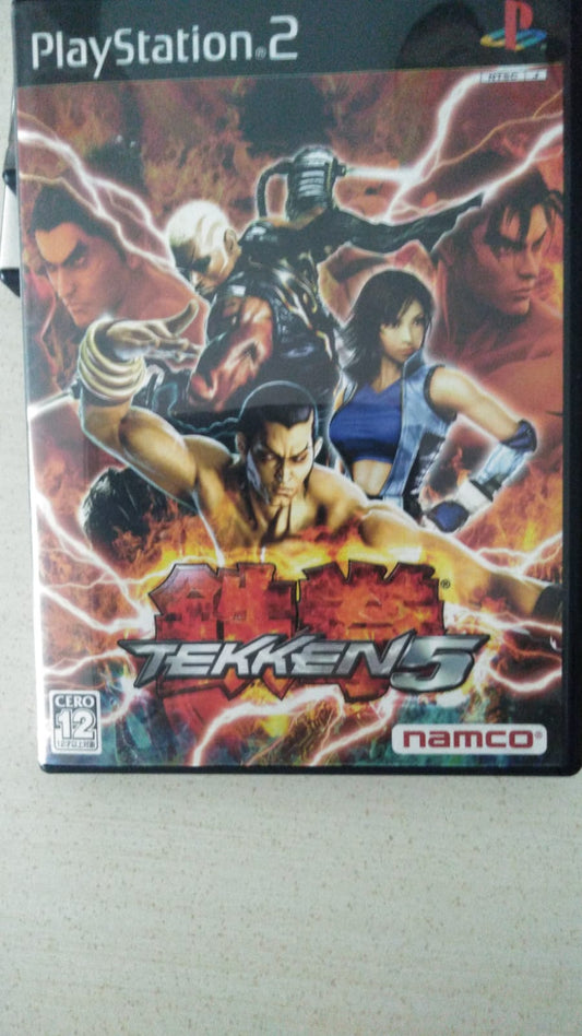 Tekken 5-ps2-play station 2-ntsc-jap