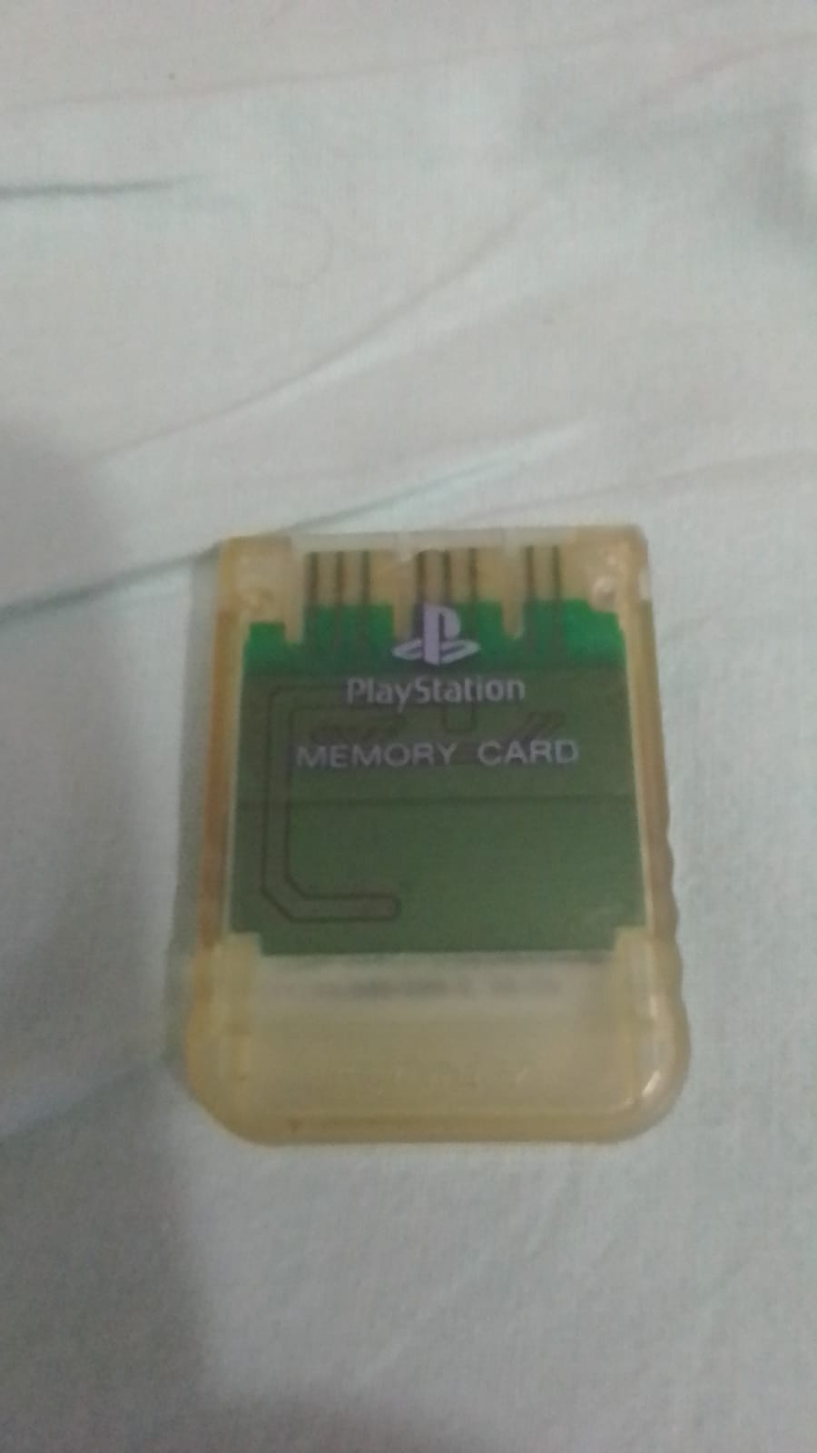 Memory Card-Ps1-Play Station-Trasparente