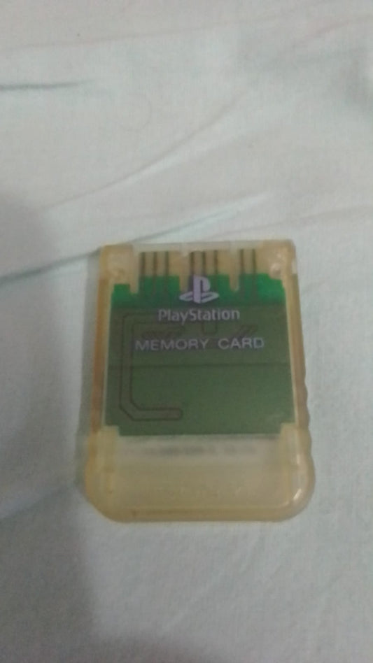 Memory Card-Ps1-Play Station-Trasparente