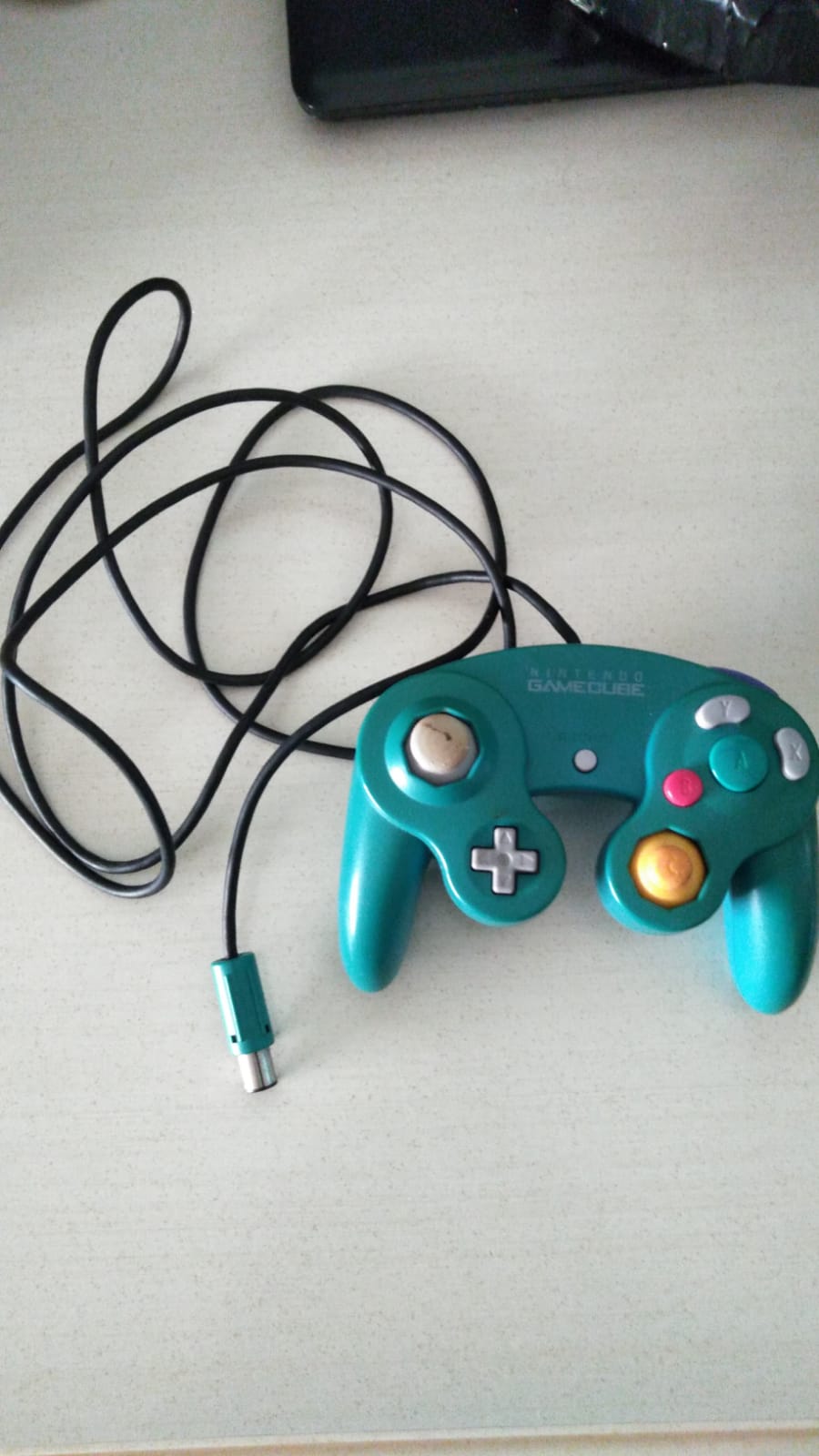 Controller-Game Cube-Originale-Verde/Blu