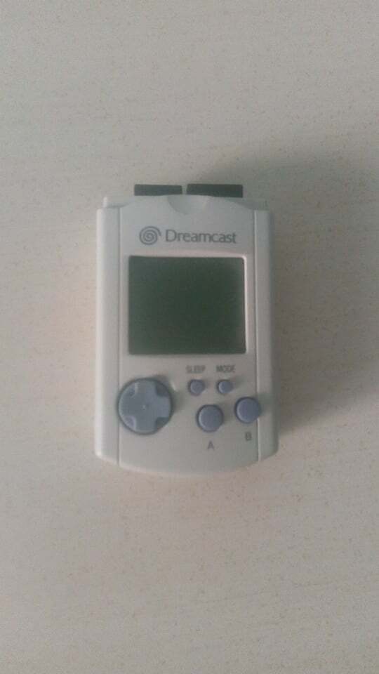 Vmu-Visual Memory Unit-Sega Dreamcast