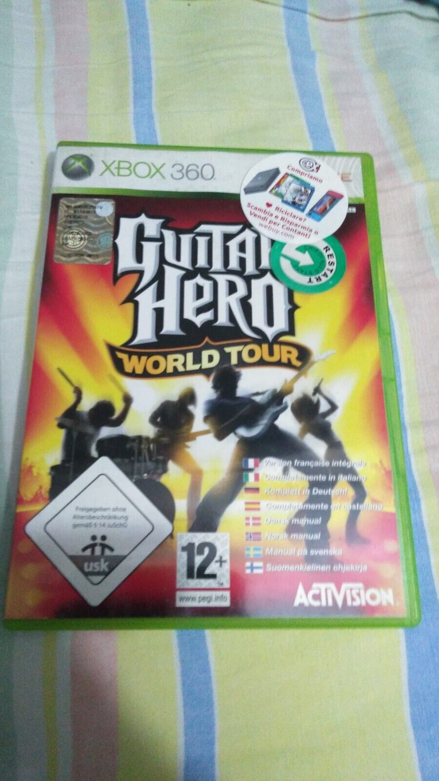 Guitar hero-World Tour-Xbox 360-Pal