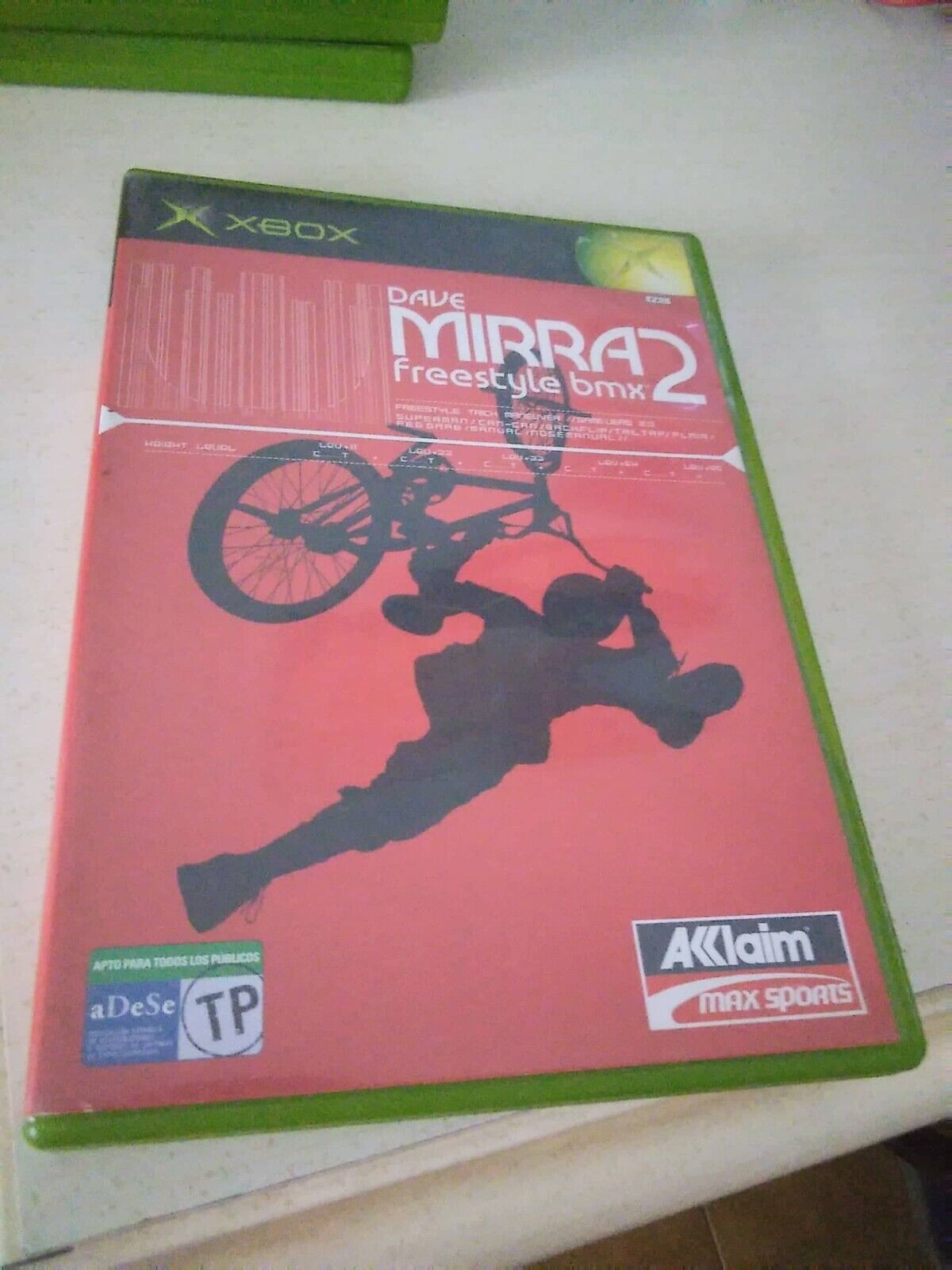 dave mirra-freestyle bmx-xbox classic-pal