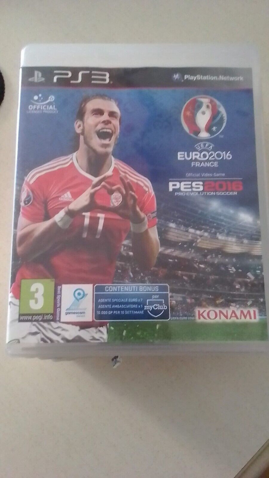 UEFA EURO 2016-PES 16-Ps3-Play Station 3-Pal