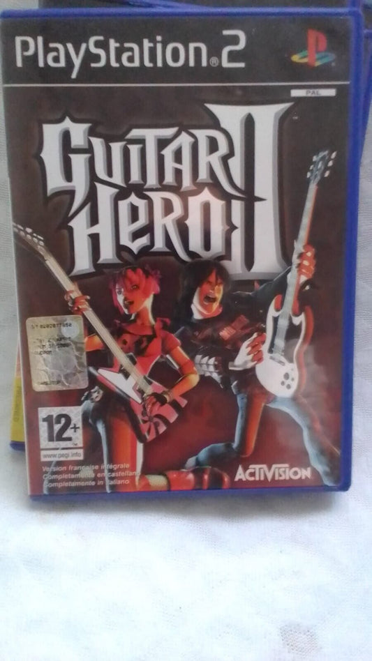 guitar hero II-2-ps2-play station 2-pal