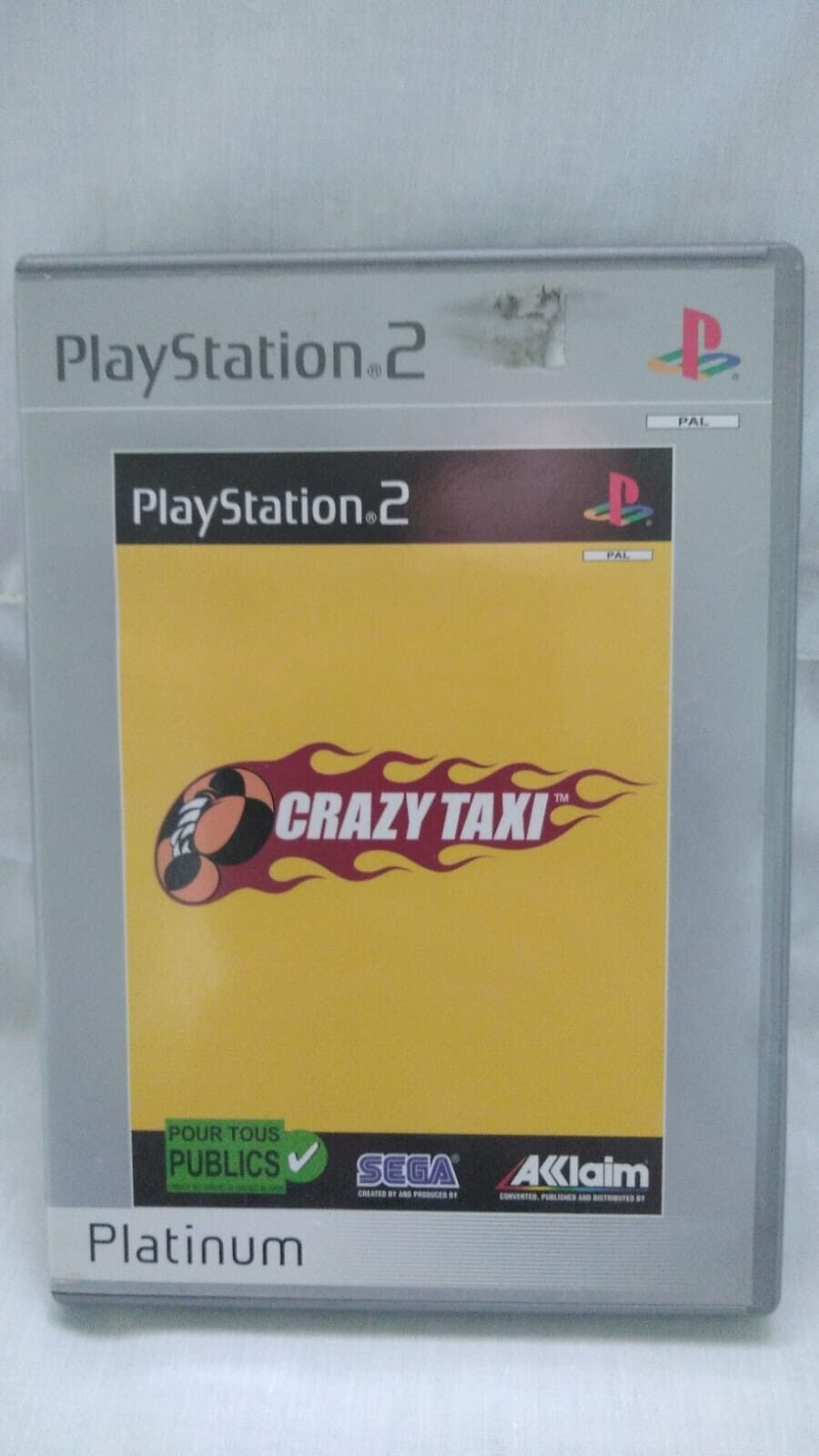 Crazy Taxi-ps2-play station 2-pal